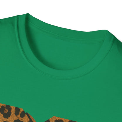 Vintage MTV T-Shirt mit Leopardenmuster, Retro-Musik- und Fernseh-Look der 80er und 90er Jahre, Unisex-Rock-Shirt mit Tiermotiv