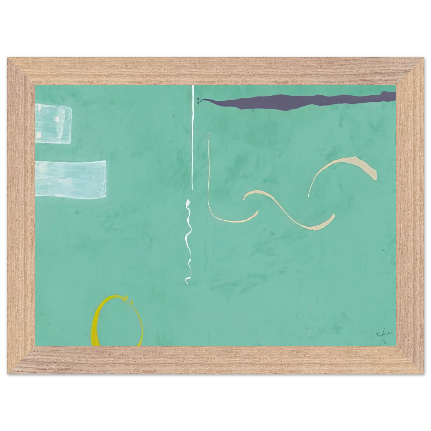 Helen Frankenthaler - Tahiti - 1989 Wall art - 30x45 cm / 12x18 inches - Fine Art Poster-canvas - -