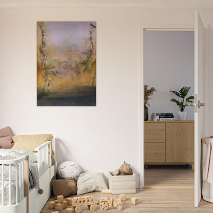 25 5 2001 2001 - Zao Wou-Ki Brushed Aluminum Print - 70x100 cm / 28x40 inches | Zao Wou-Ki Aluminum Print | Zao Wou-Ki Prints