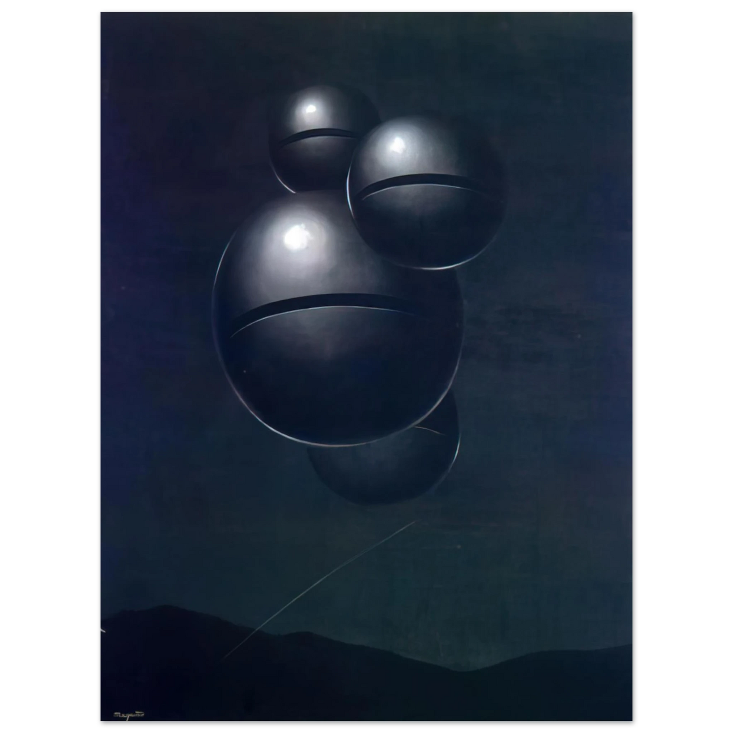 Rene Magritte - THE VOICE OF SPACE 1928 1  75x100 cm / 30x40inches Fine Art Poster