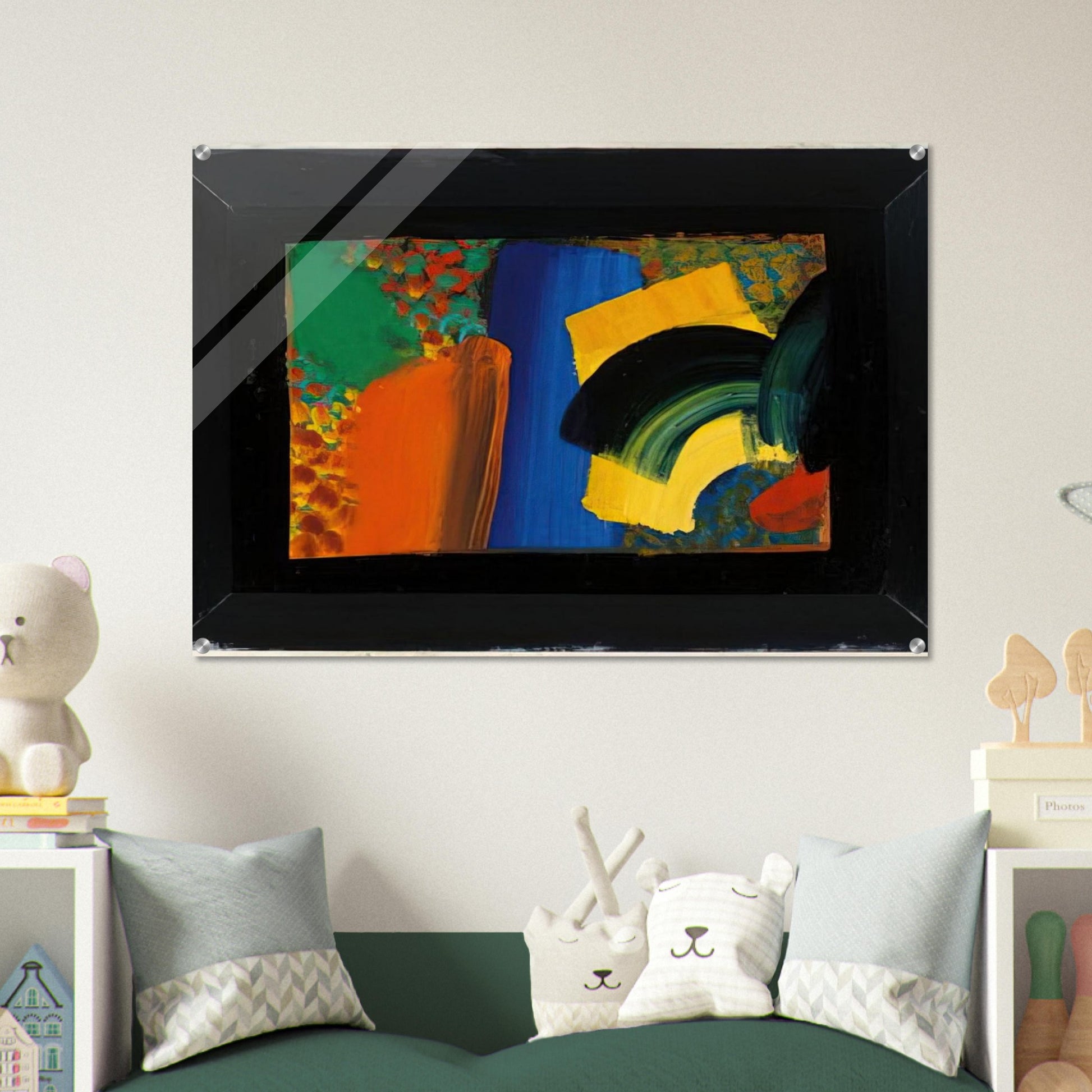 Patrick Caulfield in Italy - 1992 - Howard Hodgkin Acrylic Print - 70x100 cm / 28x40″ inches