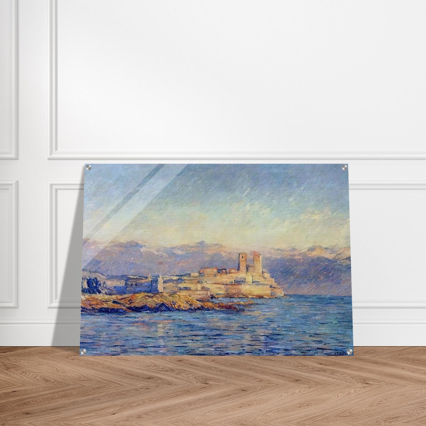 The Castle in Antibes - claude monet Acrylic Print - 70x100 cm / 28x40″ inches