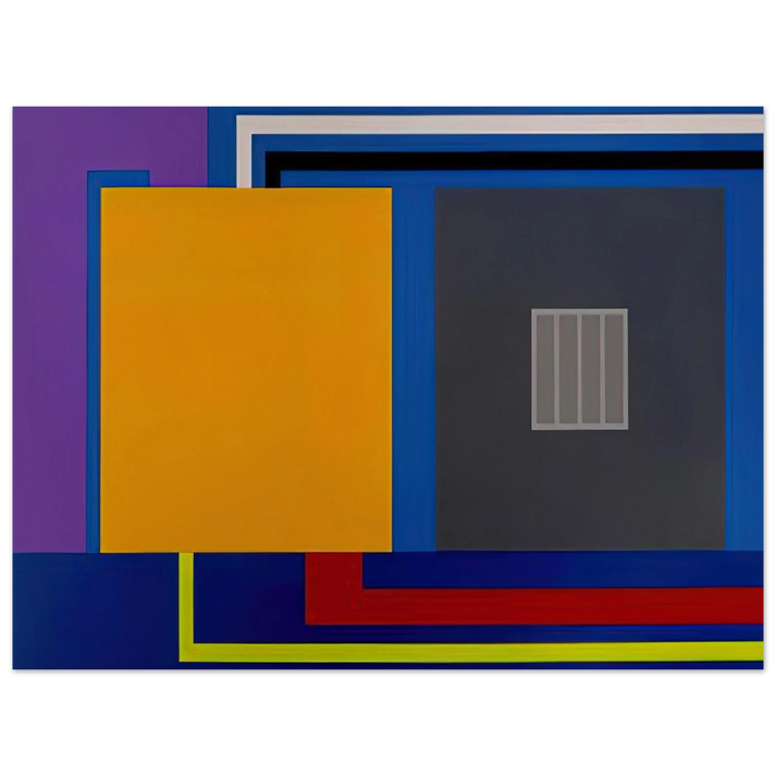Peter Halley - A Perfect World - 1993  75x100 cm / 30x40inches Fine Art Poster