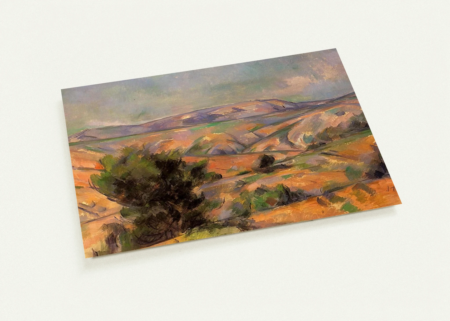 Mount Sainte-Victoire Seen from Gardanne By Paul Cézanne Pack of 10 Post Cards | Paul Cézanne Post Cards | A6 (10.5 x 14.8 cm) - 4.1 x 5.8 inches