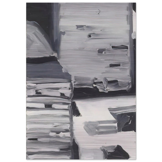 TOWNSCAPE 1968 4 - Gerhard Richter Brushed Aluminum Print - 70x100 cm / 28x40 inches | Gerhard Richter Aluminum Print | Gerhard Richter Prints
