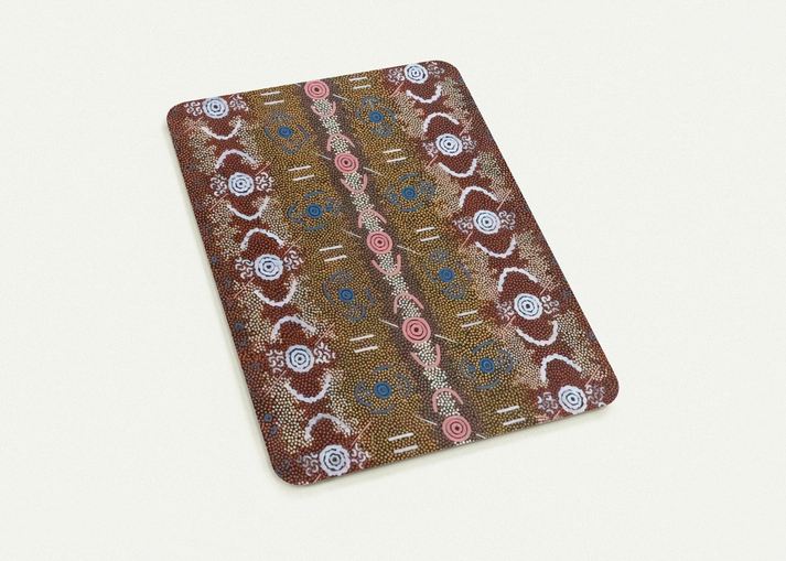 Honey Ant Dreaming - 1993 By Clifford Possum Tjapaltjarri Pack of 10 Post Cards | Clifford Possum Tjapaltjarri Post Cards | A6 (10.5 x 14.8 cm) - 4.1 x 5.8 inches