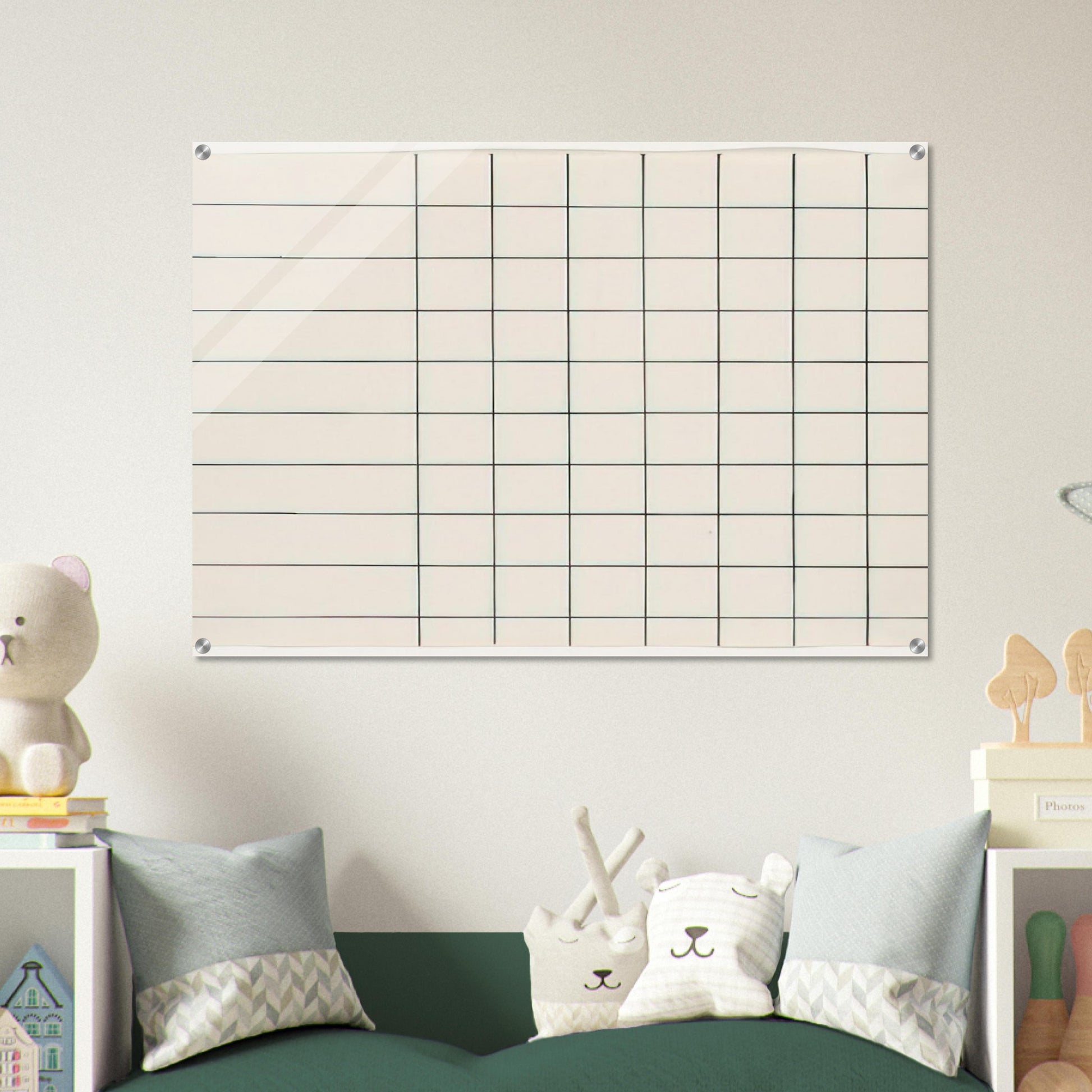 Grid Lines from the series Line Form Color - Ellsworth Kelly Acrylic Print - 70x100 cm / 28x40″ inches