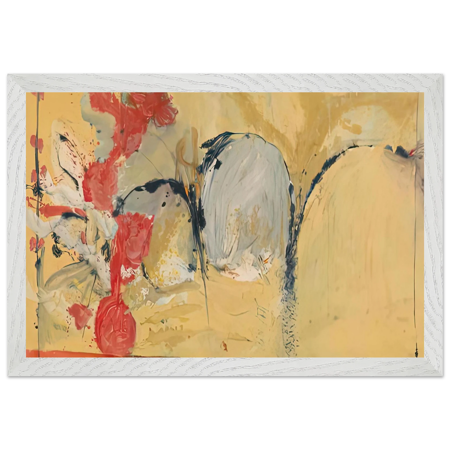 Helen Frankenthaler - Large Abstract Still Life, 1951- Wall Art - 28x40 inches / 70x70 cm - Canvas (Imperial)-canvas - -