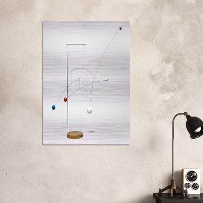 UNTITLED 1935 - Alexander Calder Brushed Aluminum Print - 70x100 cm / 28x40 inches | Alexander Calder Aluminum Print | Alexander Calder Prints