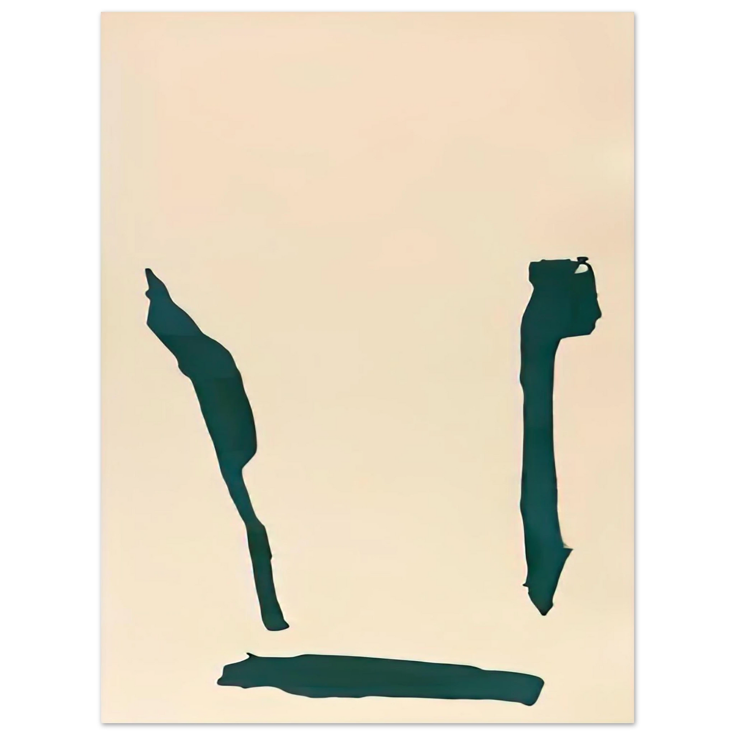 Helen Frankenthaler - Cloister, 1969- Wall Art - 30x40 cm / 12x16 inches - Premium Wooden Framed Poster With Fine Art Paper-canvas - White frame