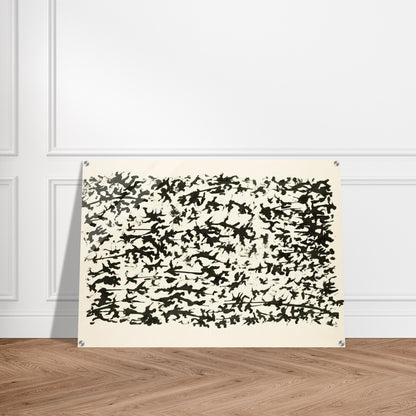 Untitled - Tachisme - Henri Michaux Acrylic Print - 70x100 cm / 28x40″ inches