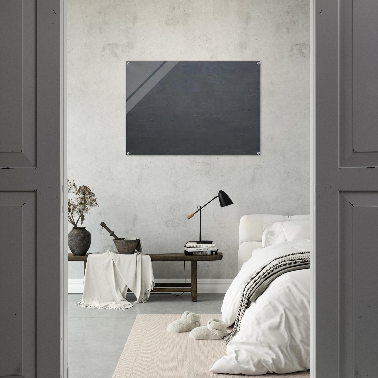 TOWNSCAPE M8 GREY 1968 - Gerhard Richter Acrylic Print - 70x100 cm / 28x40″ inches