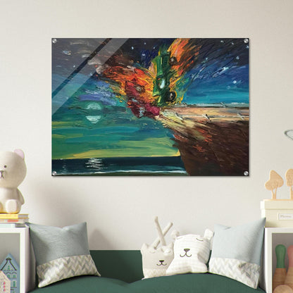 Over the Edge - 1984 - Carlos Almaraz Acrylic Print - 70x100 cm / 28x40″ inches