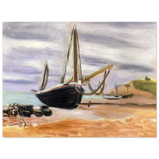 Henri Matisse - BOATS AT ETRETAT 1920  75x100 cm / 30x40inches Fine Art Poster