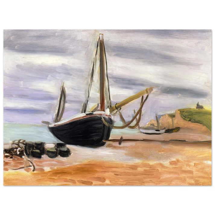 Henri Matisse - BOATS AT ETRETAT 1920  75x100 cm / 30x40inches Fine Art Poster