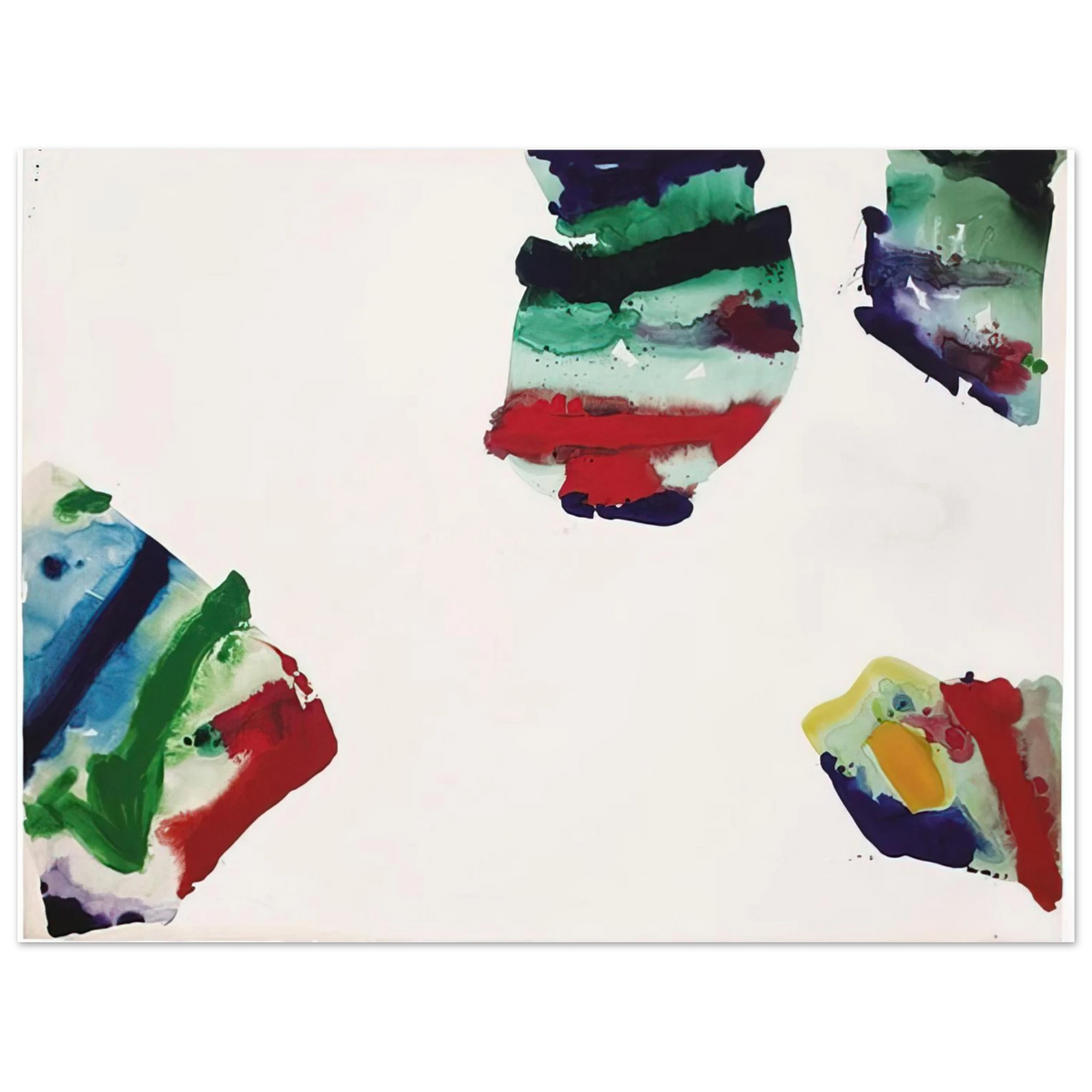 Sam Francis - Los Angeles  75x100 cm / 30x40inches Fine Art Poster