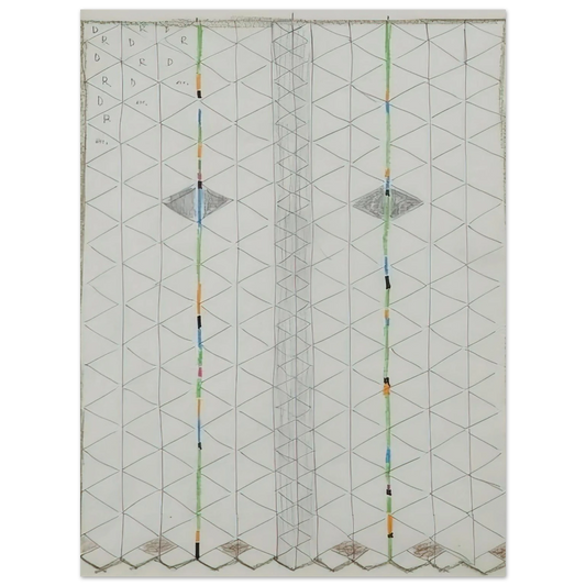 Bruno Munari - Untitled 1 - 1984  75x100 cm / 30x40inches Fine Art Poster