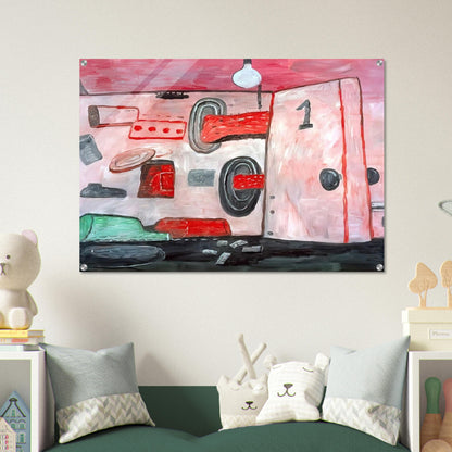 INSIDE OUTSIDE 1977 - Philip Guston Acrylic Print - 70x100 cm / 28x40″ inches