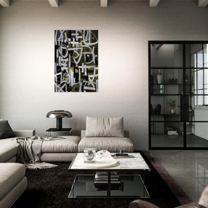 Number 2 - 1950 - Bradley Walker Tomlin Brushed Aluminum Print - 70x100 cm / 28x40 inches | Bradley Walker Tomlin Aluminum Print | Bradley Walker Tomlin Prints