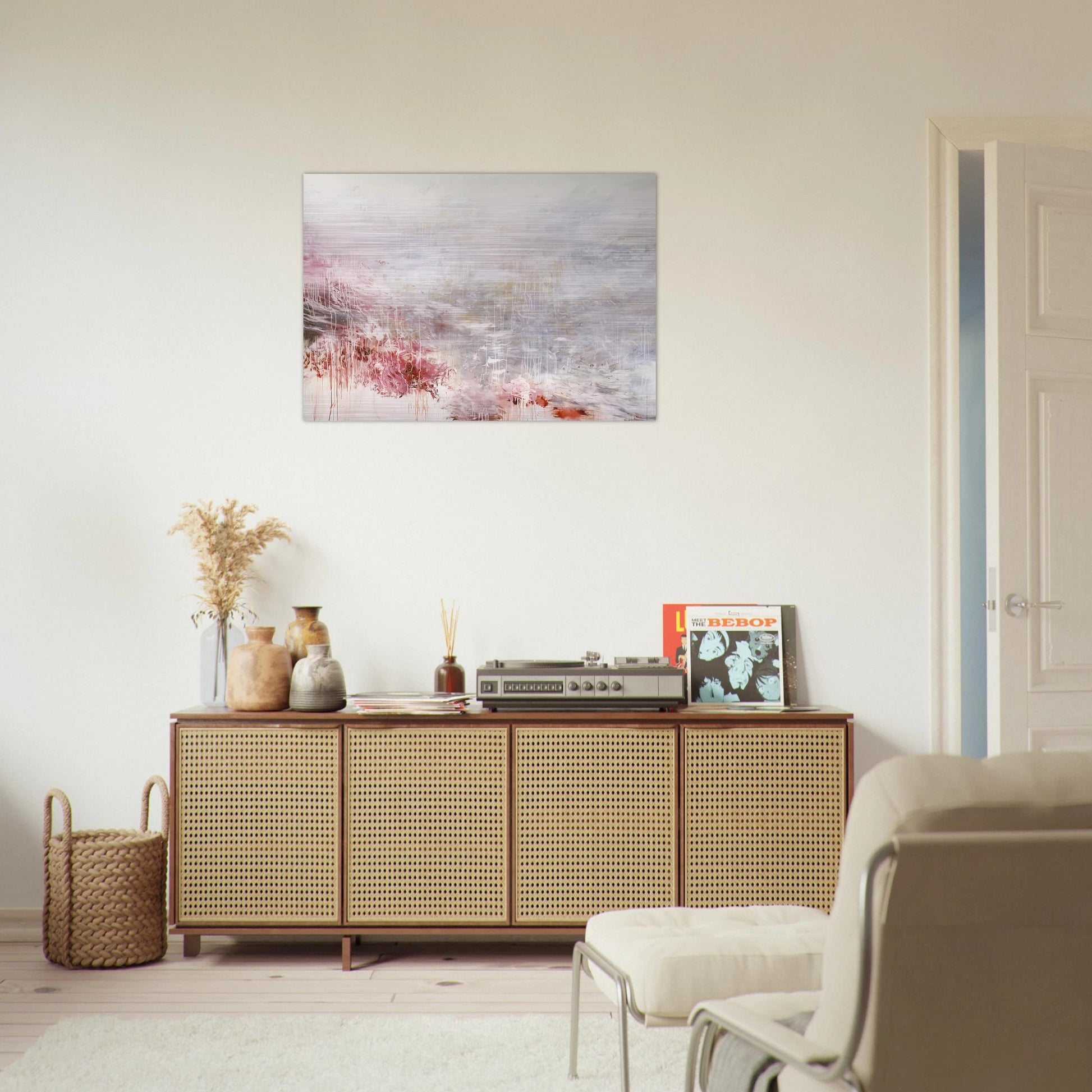 Hero and Leander  To Christopher Marlowe  [Rome] - Cy Twombly Brushed Aluminum Print - 70x100 cm / 28x40 inches | Cy Twombly Aluminum Print | Cy Twombly Prints