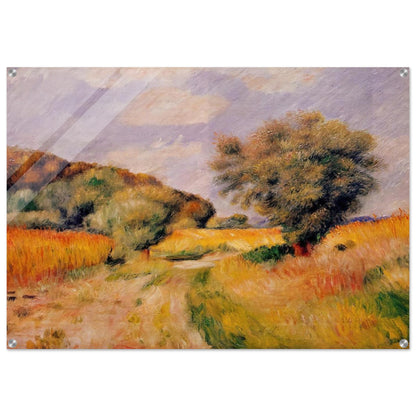 Fields of Wheat - Pierre-Auguste Renoir Acrylic Print - 70x100 cm / 28x40″ inches | Pierre-Auguste Renoir Wall Art | Pierre-Auguste Renoir Prints