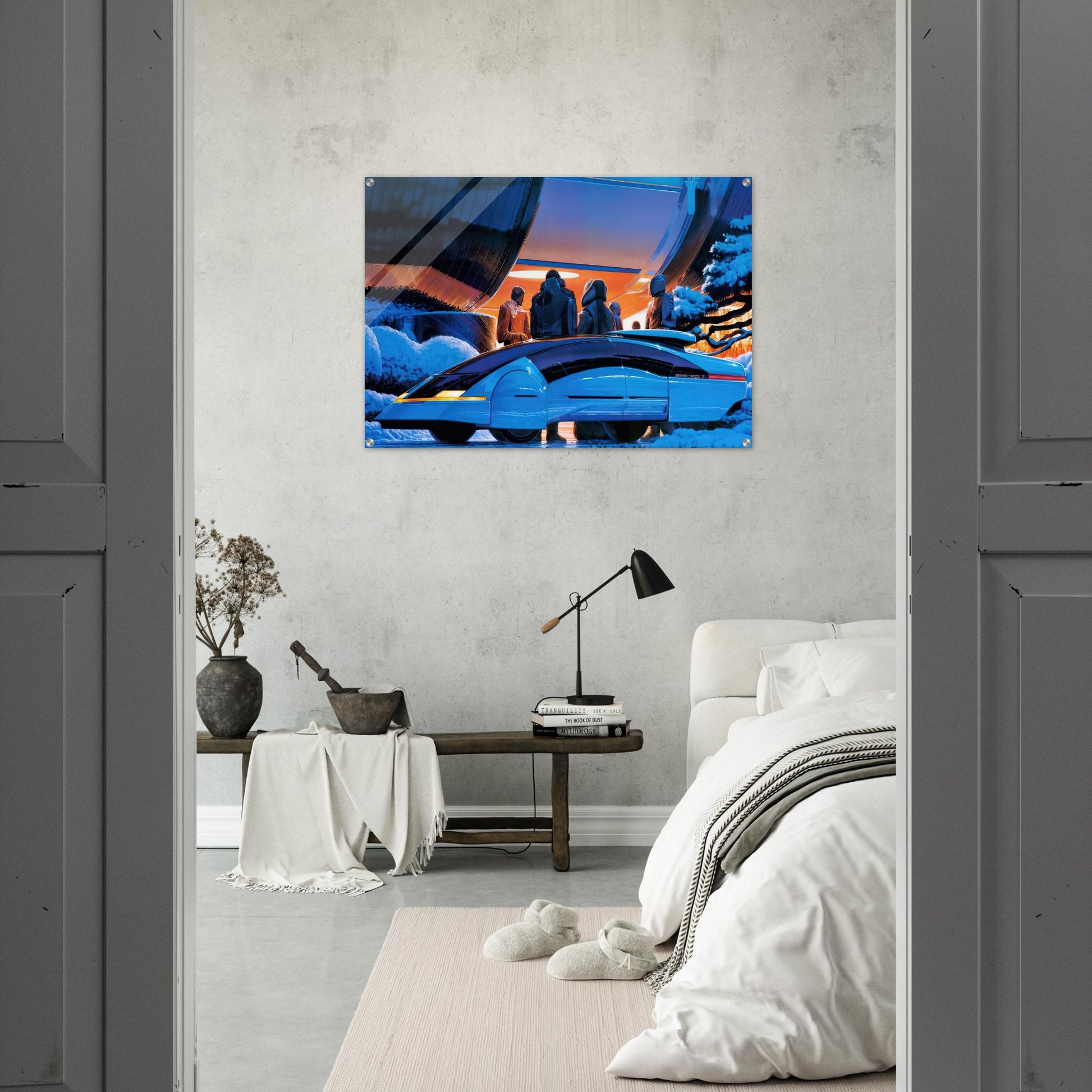 Syd Mead - Syd Mead Acrylic Print - 70x100 cm / 28x40″ inches