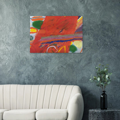 Empress - 1982 - Albert Irvin Brushed Aluminum Print - 70x100 cm / 28x40 inches | Albert Irvin Aluminum Print | Albert Irvin Prints