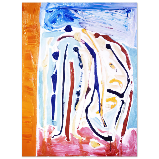 Ronnie Landfield - Sky Dance - 1973  75x100 cm / 30x40inches Fine Art Poster