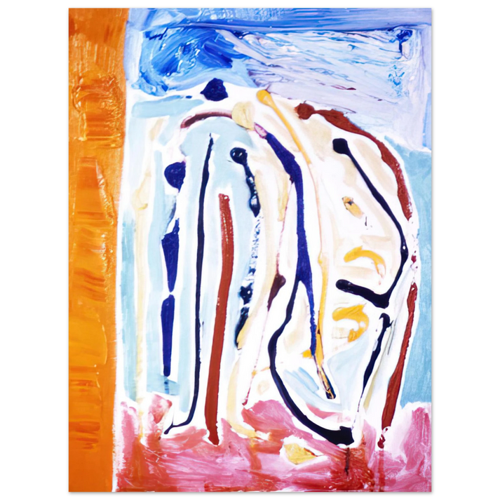 Ronnie Landfield - Sky Dance - 1973  75x100 cm / 30x40inches Fine Art Poster