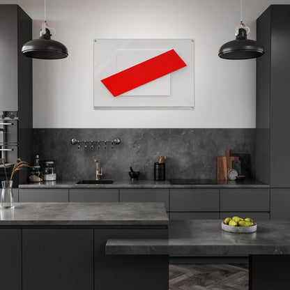 Red Diagonal - Ellsworth Kelly Acrylic Print - 70x100 cm / 28x40″ inches