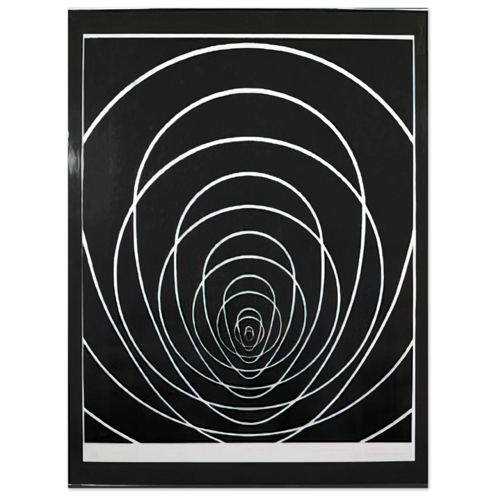 Clarence Holbrook Carter - Concentric Space - 1969  75x100 cm / 30x40inches Fine Art Poster