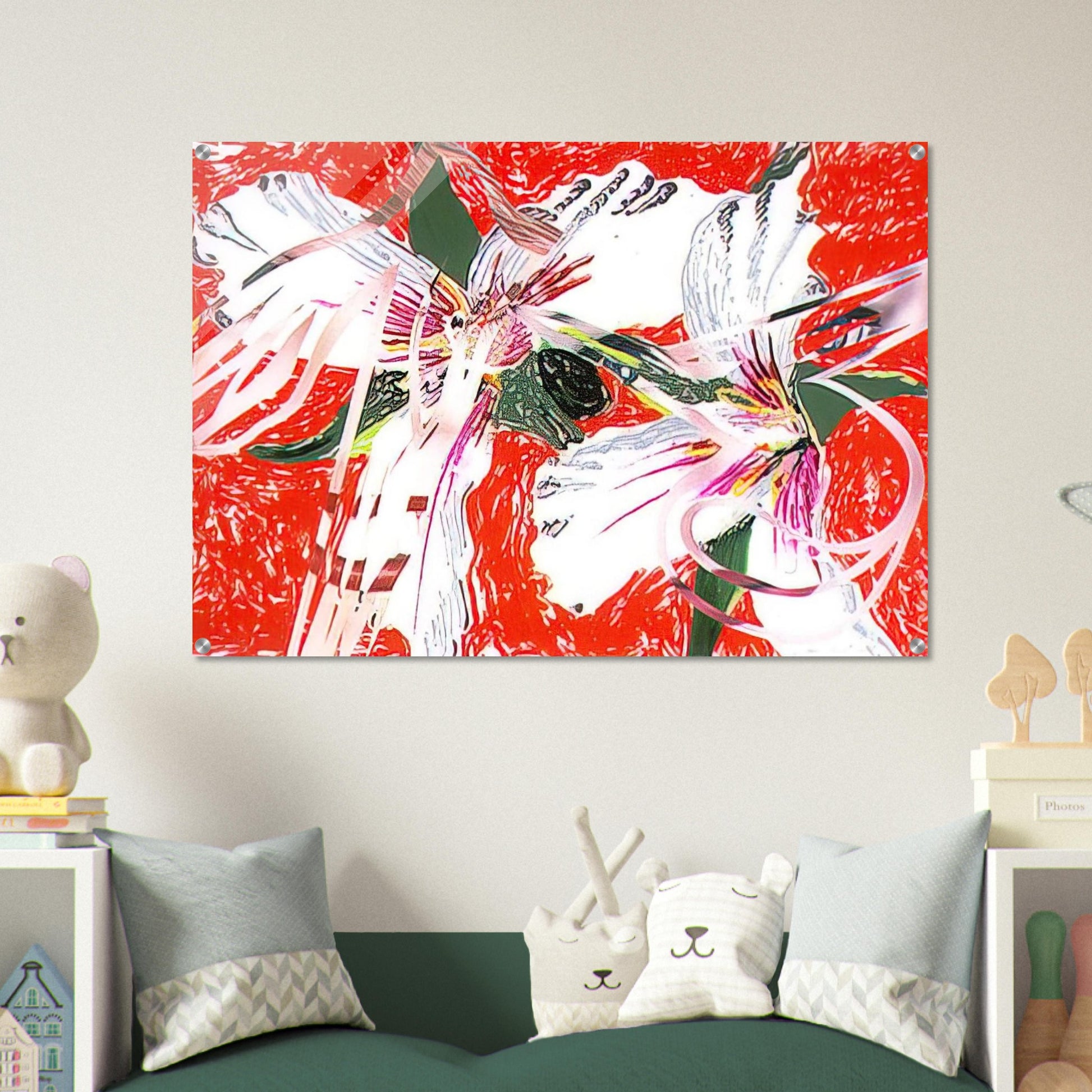 Sister Shrieks - James Rosenquist Acrylic Print - 70x100 cm / 28x40″ inches