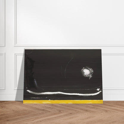 Yellow Jack - 1985 - Helen Frankenthaler Brushed Aluminum Print - 70x100 cm / 28x40 inches | Helen Frankenthaler Aluminum Print | Helen Frankenthaler Prints