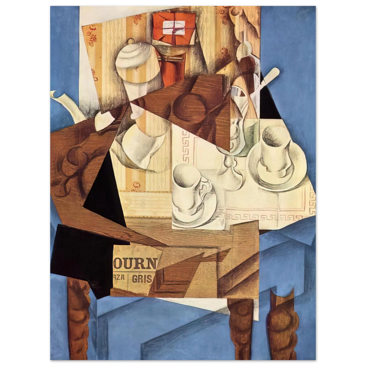 Juan Gris - BREAKFAST 1914  75x100 cm / 30x40inches Fine Art Poster