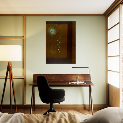 Brown Wall - 1971 - Hiroyuki Tajima Brushed Aluminum Print - 70x100 cm / 28x40 inches | Hiroyuki Tajima Aluminum Print | Hiroyuki Tajima Prints