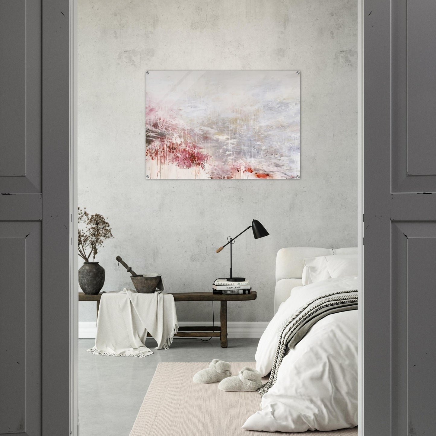 Hero and Leander  To Christopher Marlowe  [Rome] - Cy Twombly Acrylic Print - 70x100 cm / 28x40″ inches | Cy Twombly Wall Art | Cy Twombly Prints
