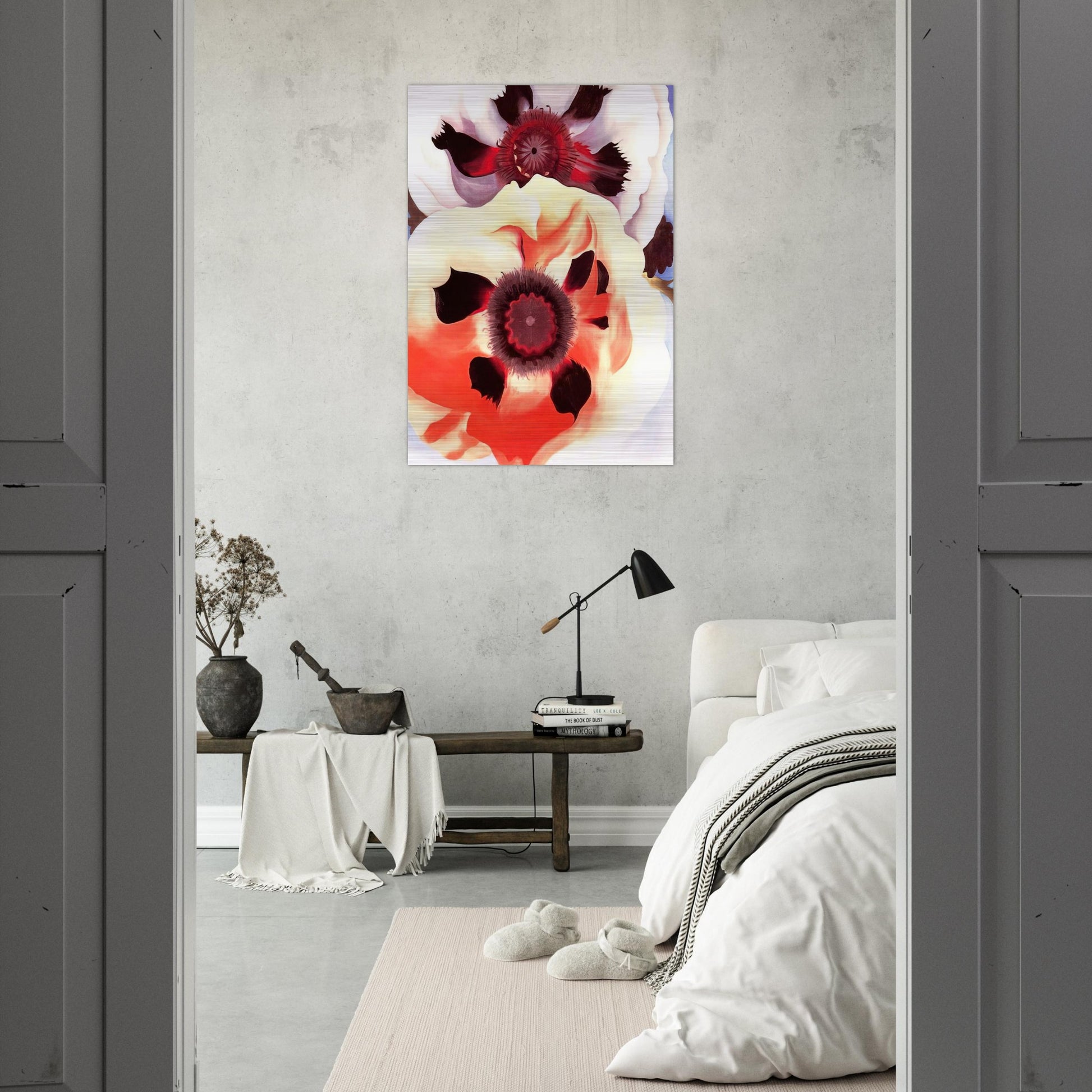 Poppies - Georgia O'Keeffe Brushed Aluminum Print - 70x100 cm / 28x40 inches | Georgia O'Keeffe Aluminum Print | Georgia O'Keeffe Prints