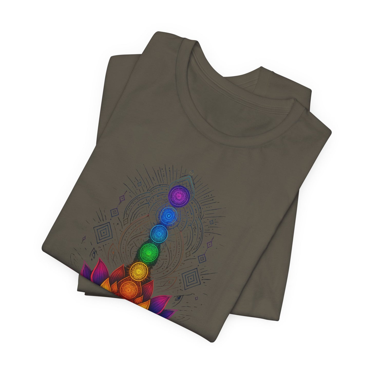 Chakra-Lotusblume, spiritueller Yoga-Liebhaber