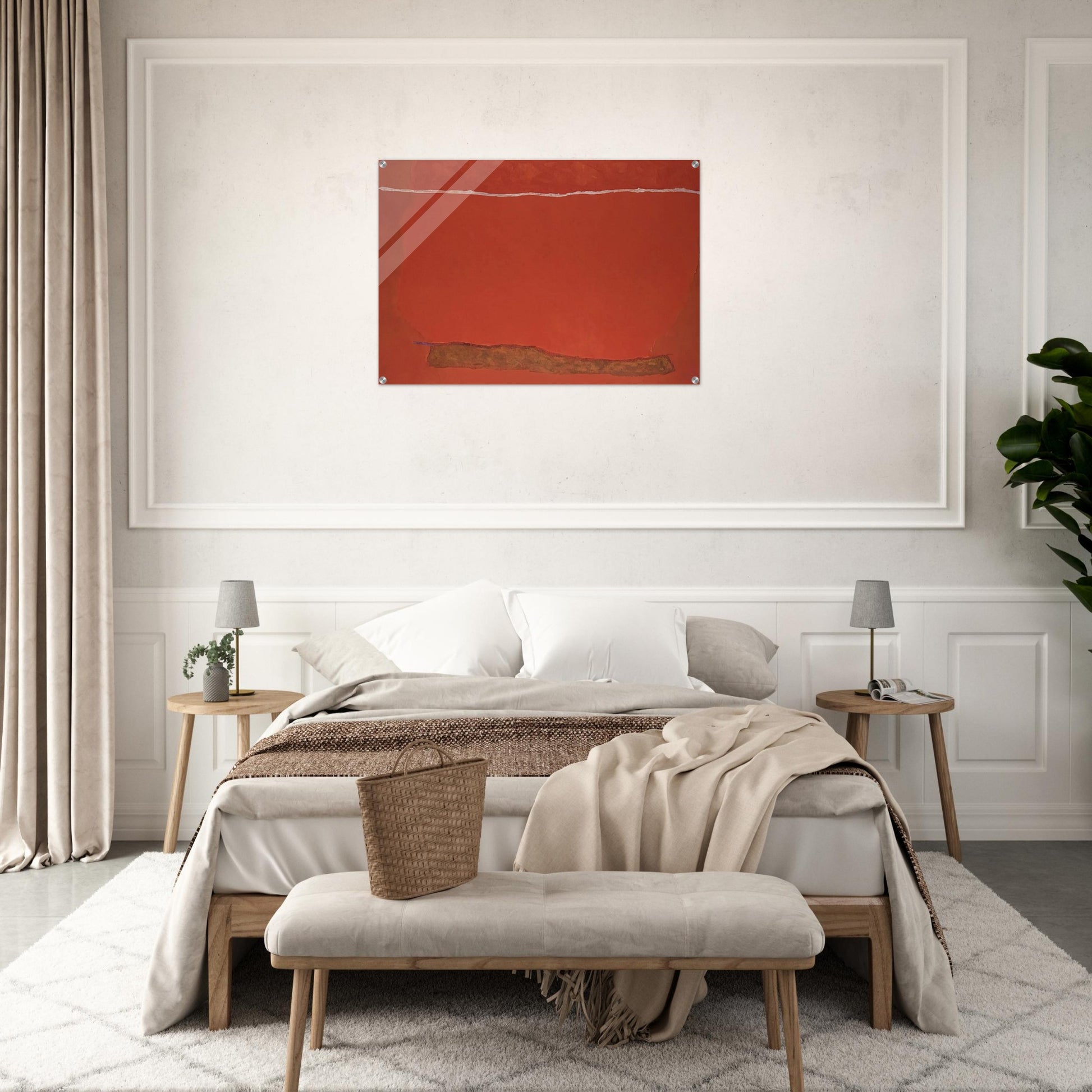 Infinity Field, Lefkada Series - Color Field Painting - Theodoros Stamos Acrylic Print - 70x100 cm / 28x40″ inches