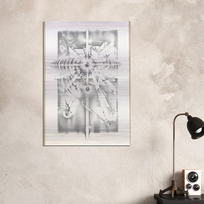 UNTITLED FROM THE ATELIER PROJECT 1986 - Lee Bontecou Brushed Aluminum Print - 70x100 cm / 28x40 inches | Lee Bontecou Aluminum Print | Lee Bontecou Prints