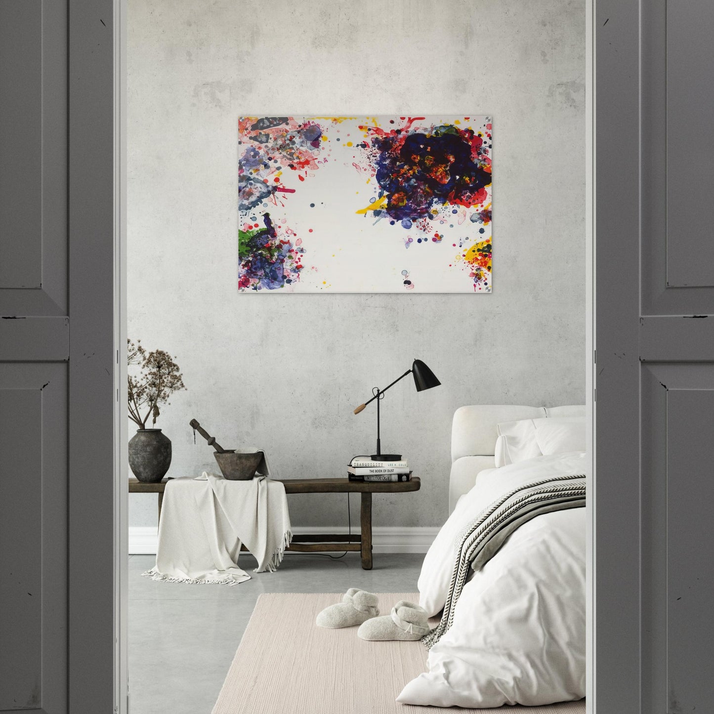 Speck - Sam Francis Acrylic Print - 70x100 cm / 28x40″ inches