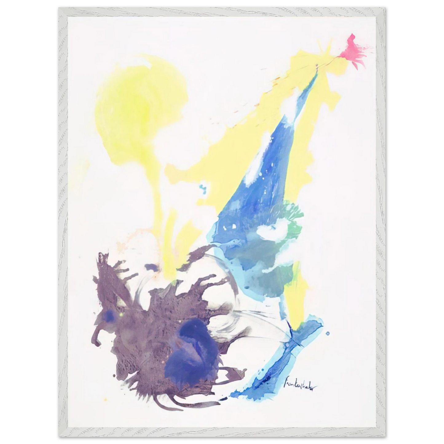 Helen Frankenthaler - Moving Day - 1961 Wall art - 21x29.7 cm / 8x12" - Fine Art Poster-canvas - -