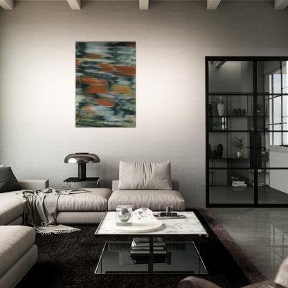 TOWNSCAPE PX 1968 - Gerhard Richter Brushed Aluminum Print - 70x100 cm / 28x40 inches | Gerhard Richter Aluminum Print | Gerhard Richter Prints