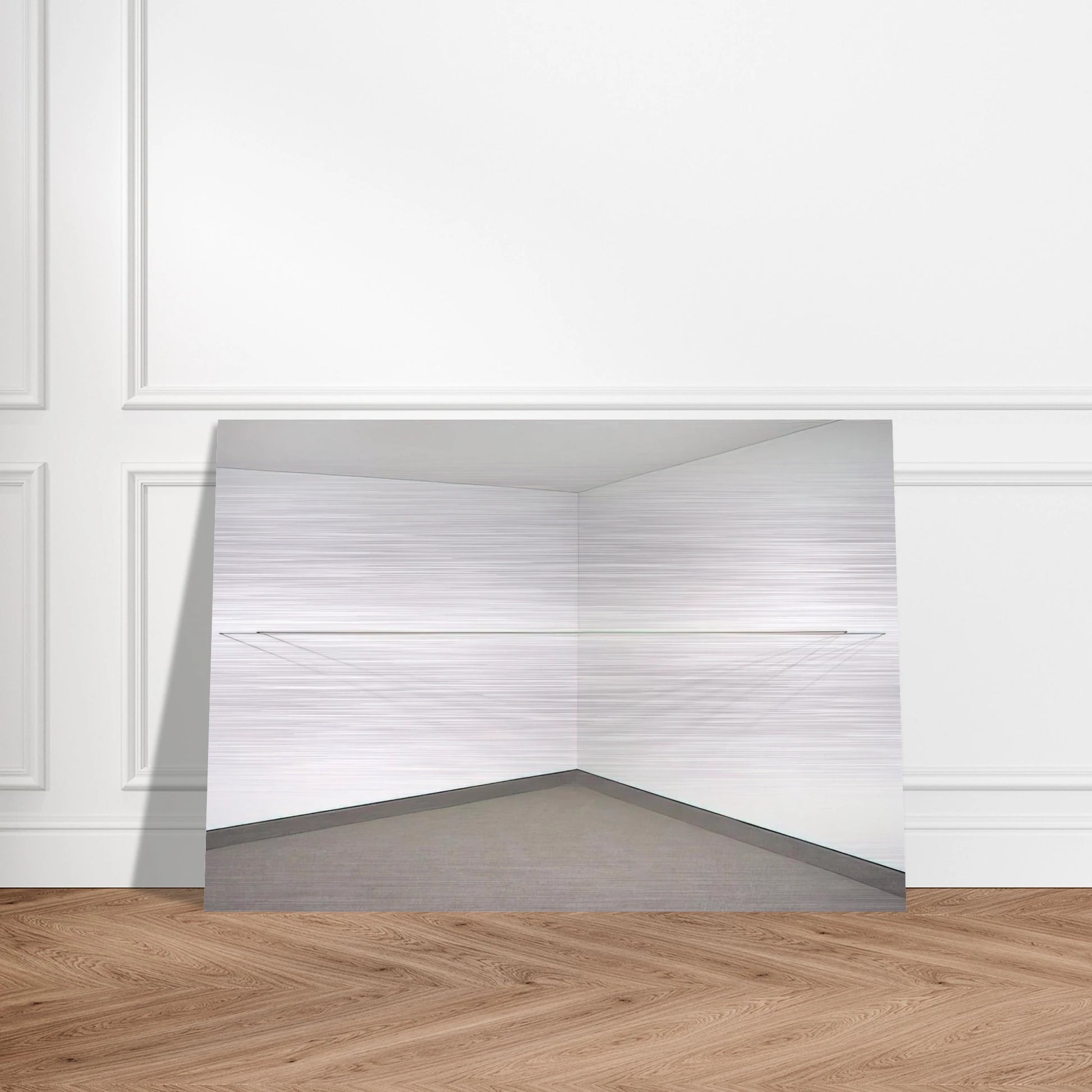 Untitled - 1972 - Fred Sandback Brushed Aluminum Print - 70x100 cm / 28x40 inches | Fred Sandback Aluminum Print | Fred Sandback Prints
