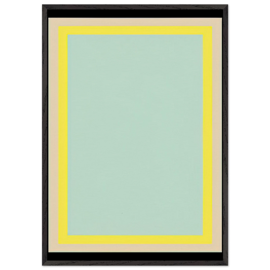 Series Painting 10 - 1966 - Ronnie Landfield 70x100 cm / 28x40 inches Framed Art Print – Black Wooden Frame