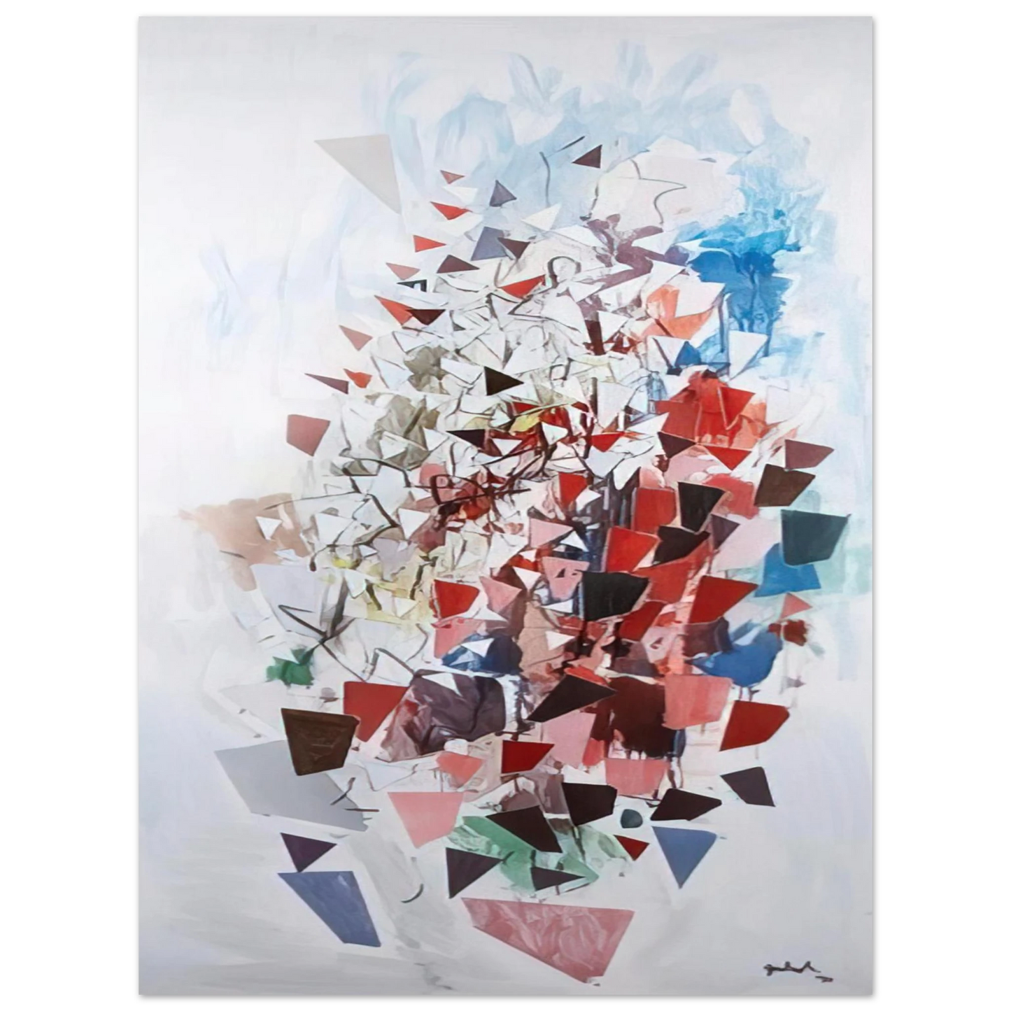Robert Goodnough - Soaring II - 1994  75x100 cm / 30x40inches Fine Art Poster
