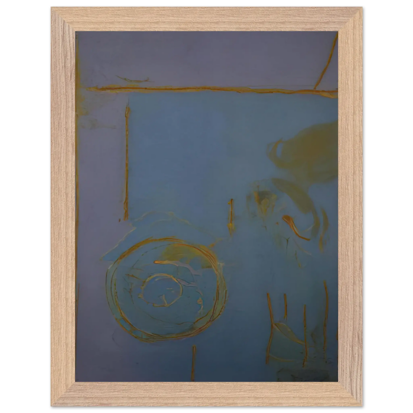 Helen Frankenthaler - Guadalupe - 1989 Wall art - 30x45 cm / 12x18 Inches - Premium Wooden Framed Poster With Fine Art Paper - White frame