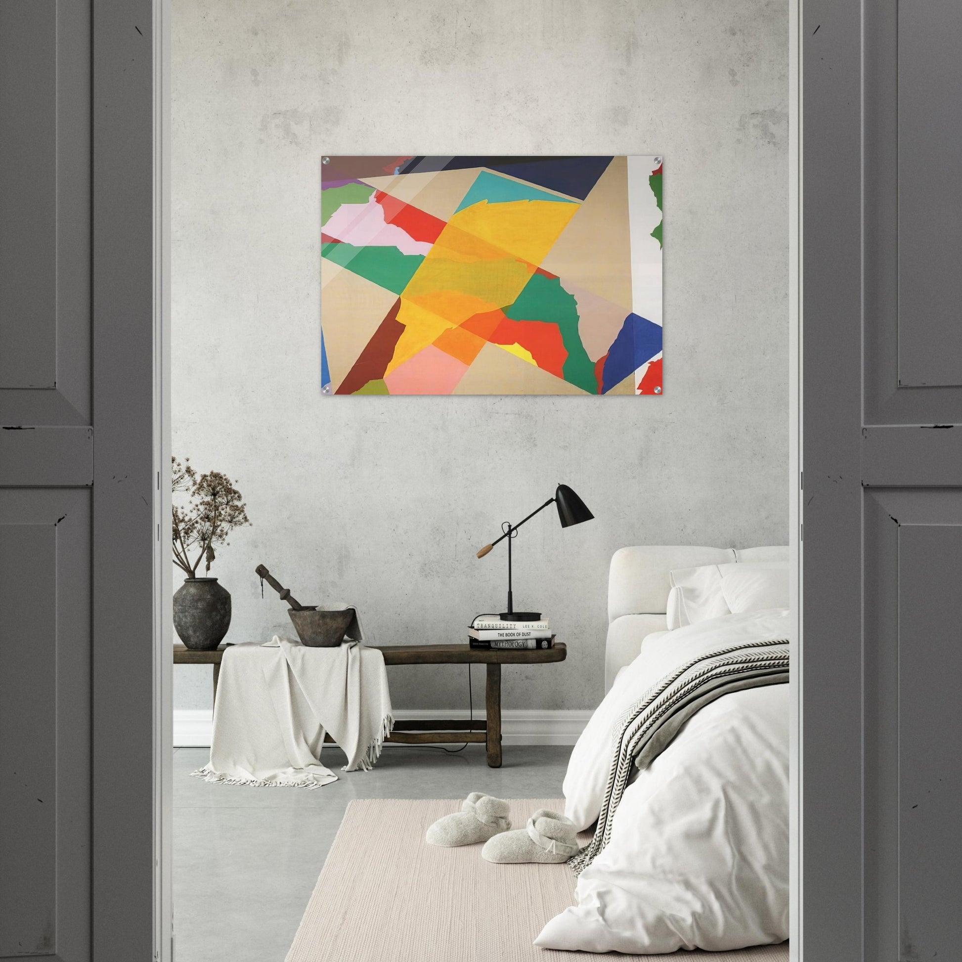 In Croce III - 1969 - Piero Dorazio Acrylic Print - 70x100 cm / 28x40″ inches