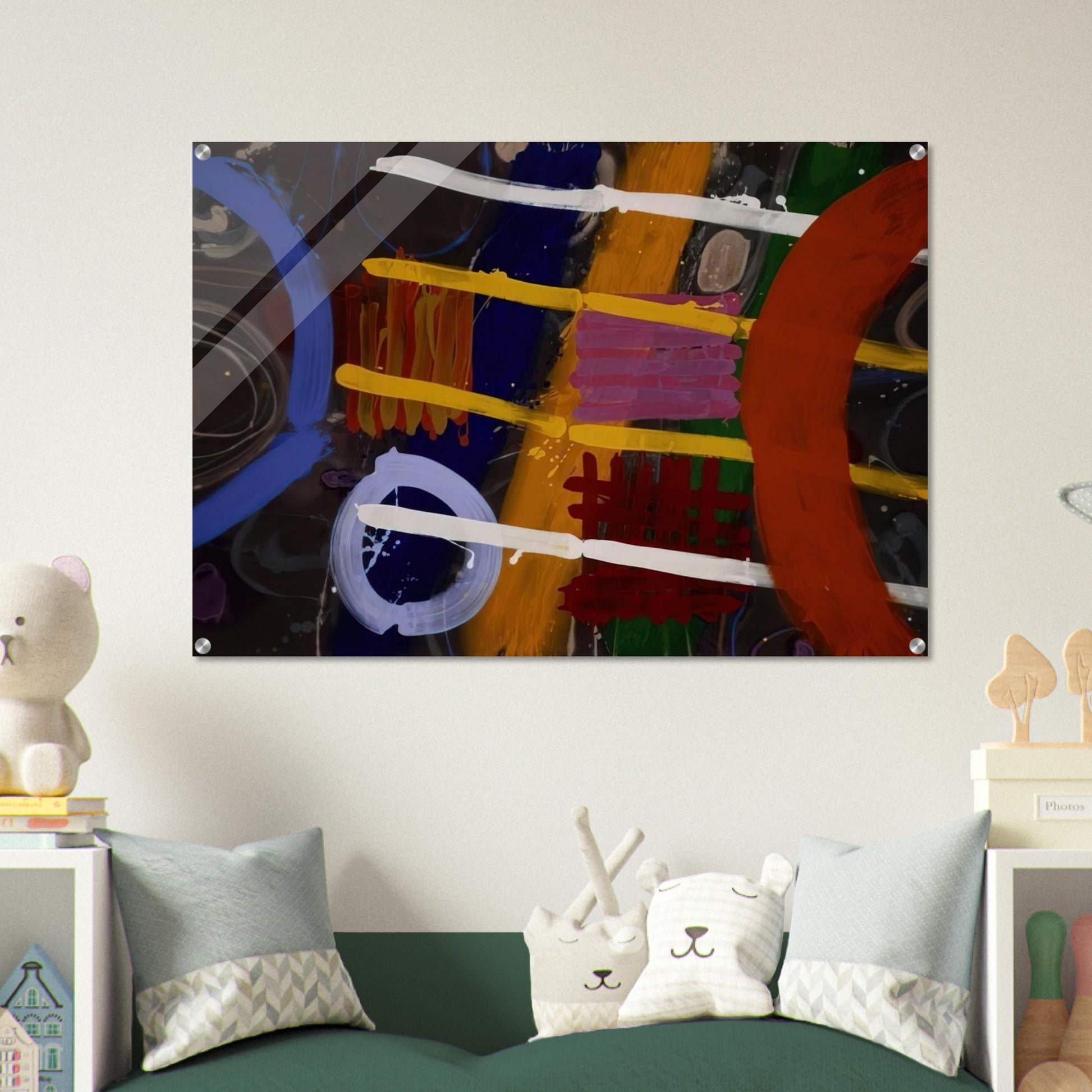 Buchanan - 1987 - Albert Irvin Acrylic Print - 70x100 cm / 28x40″ inches