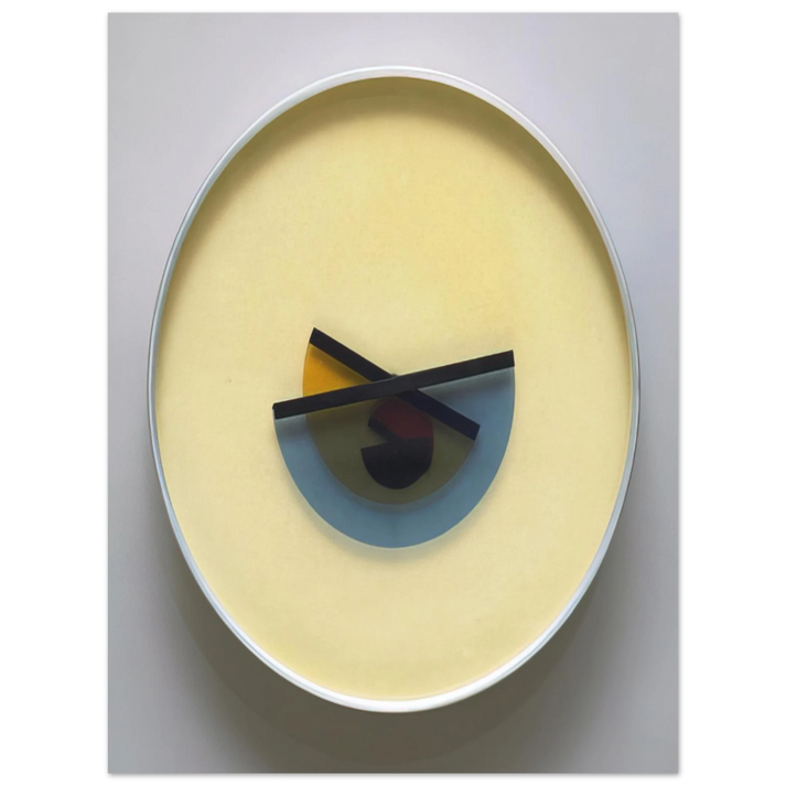 Bruno Munari - L'Ora X Clock - 1945  75x100 cm / 30x40inches Fine Art Poster